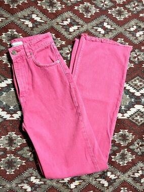 Zara Pink Flare Jeans